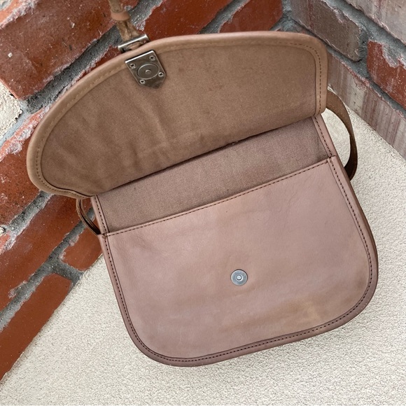 The Sak Playa Python Snake Embossed Leather Saddle Bag in Mushroom - Picture 11 of 14